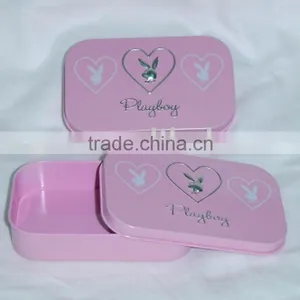 Tinplate Box, Rectangular Tin Box With Carving Logo thumbnail-1