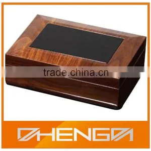 Custom Make Matte Wooden Tea Chest Box With Compartments thumbnail-5
