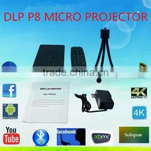 P8 LED Mini Projector Specifications With RGB LED Cheapest Projector Price and WIFI thumbnail-1