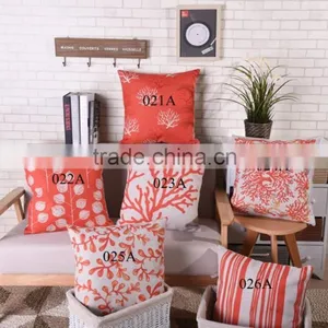 Linen/cotton Printed Cushion Cover Custom Printing Handmade Cushion Cover thumbnail-4