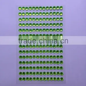 Glitter Self Adhensive Diamant Crystal Rhinestone Sticker Sheets thumbnail-3