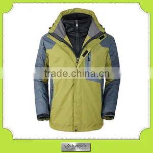 Customized Breathable Fahsion Men's Nylon Waterproof Jacket 5000mm thumbnail-1