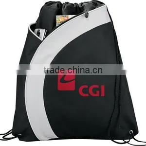 2016 Newest Hot Selling Vinyl Drawstring Bags , Promotion Gift , Backpack thumbnail-1