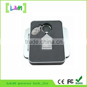 House Shape Metal Usb Flash Drive With Free Keychain,high Speed Metal Usb thumbnail-3