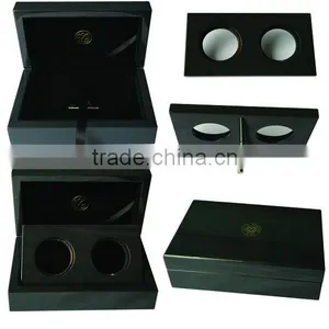 3pcs Coin Wooden Box in High Glossy Lacquer Finish thumbnail-2