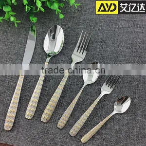 Turkish Dinnerware Stainless Steel Royalty Line Cutlery Set thumbnail-3