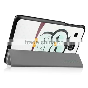Embossed Owl Pattren Case Stand pu Leather Tablet Cover Case for Samsung Tab E 8.0 thumbnail-5