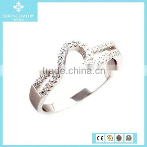 High-end 925 Sterling Silver Infinity Diamond Ring of 2015 Valentine's Day thumbnail-1