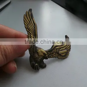 Antique Brass Metal Eagle,metal Hawk Souvenir,decorative Metal Eagles Emblem thumbnail-3