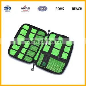 Universal Portable Organizer Double Compartment Carry Travel Case Holder Bag With Hand Stra thumbnail-6