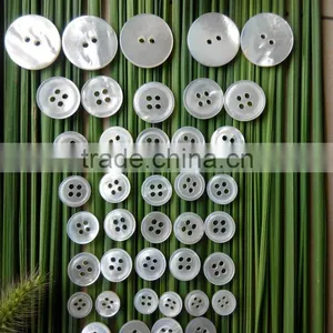 High End Mother of Pearl Shell Button for Menswear thumbnail-1