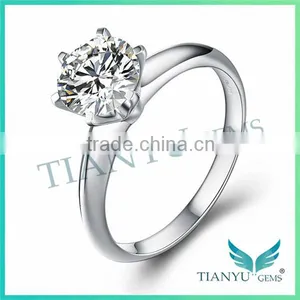 New Style Wedding Ring 925 Sterling Sliver Lady's Engagement Ring thumbnail-2