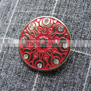 Hot Sale Diamond Decorated Stone Metal Button For Cloting thumbnail-6