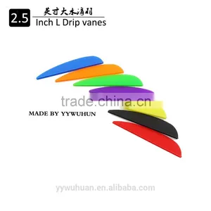2.5inch Drop Arrow Vane, Fletching for Carbon Plastic Arrow Vanes thumbnail-1