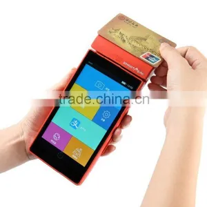 Handheld Pos With Integrated Printer With Magnetic IC Chip Smart Card Reader ( IOS 7816 ) EMV Compliant/NFC ( ISO 14443/15693) thumbnail-2