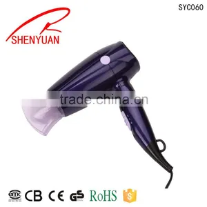 1400W -1600W High Power Travel Hair Dryer With New Function Dual Voltage thumbnail-1