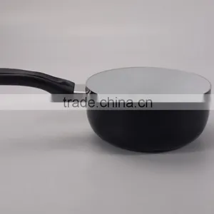 5Pcs Black Cooking Pot Ceramic Non-Stick Coating Aluminum Cookware Set thumbnail-4