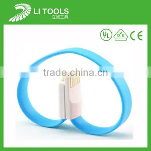 Wholesale PVC Flat Usb Cable/new White Micro Usb/Colorful 1m/2m/3m USB Cable for Iphone 5 Cable thumbnail-6