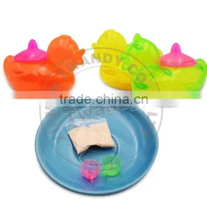 New Items Design Duck Shape Water Jug Toy With Powder Candy thumbnail-3