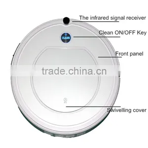 Intelligent Robotic Vacuum Cleaner Good Quality Self Charging thumbnail-3