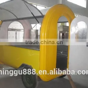 Hot Sale! Mobile Food Trailer/cart, Pizza&crepe Vending Truck for Sale, China Supply Food Van thumbnail-2