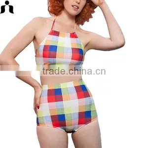 New Fashion Design Women Sexy 2016 High Waist Swim Wear thumbnail-2