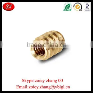 Nonstandard Machined Brass Screw Self Tapping Threaded Inserts thumbnail-6