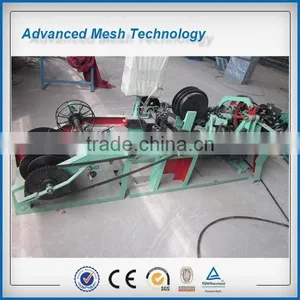 All Types of Galvanized Barbed/ Thorn Wire Fencing Making Machines China Factory thumbnail-3