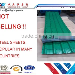 2016 Promotion Galvalume Corrugated Trapezoid Roofing Sheets,color Coated Corrugated Steel Sheet, Sell ToTurkmenistan Importer thumbnail-1