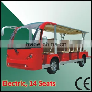 Solar Electric Vehicle With 14 Seats, CE Approved thumbnail-1