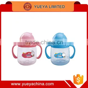 Latest Style High Quality Lovely Cartoon Portable Cup With Sucker and Cover 250ml thumbnail-1