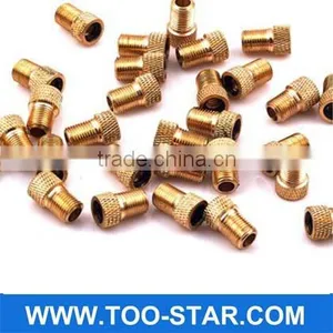 Presta To Schrader Cycle Bicycle Bike Valve Adaptor - Bicycle - Car Dust Cap thumbnail-1
