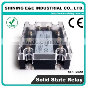 SSR-T25AA Three Phase Type AC to AC Industrial 25A AC Relay SSR thumbnail-1
