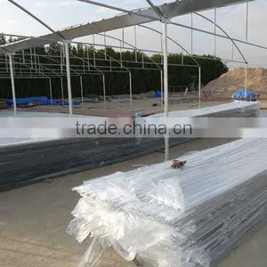 Extruded Color Corrugated Plastic Polycarbonate Roofing Sheet (Valuview Blue ROMA) thumbnail-4