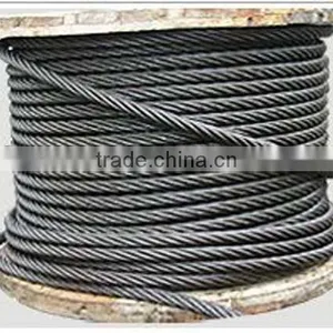 China Ungalvanized Steel Wire Rope 6x19W thumbnail-1