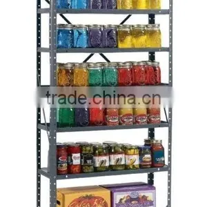Metal Open Shelving Garage Office Rack Standing Shelf Unit Basement thumbnail-2
