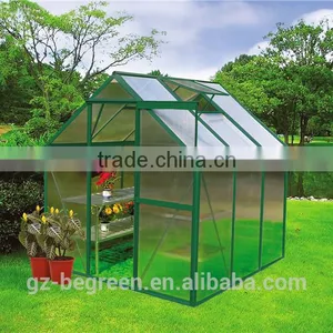 PC Sheet, Aluminum Frame Garden Greenhouse With Slide Door thumbnail-1
