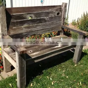 Rustic Wooden Bench thumbnail-6