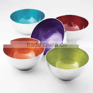 Aluminum Enamel Round Shaped Fruit Bowls Set thumbnail-1