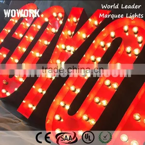 Carnival Festival Decor Light up Marquee Letter Sign thumbnail-4