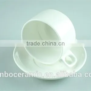 Classic Small Coffee Cup and Saucer Set, Porcelain Tea Cups and Saucers Cheap Wholesale thumbnail-5
