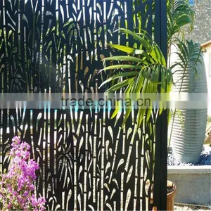 Laser Cut Home Living Furniture Metal Room Divider / Decorative Metal Screen thumbnail-1