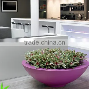 FO-247 Bowl Type Fiber Glass Flower Pot thumbnail-1