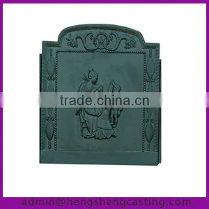 Antique Indoor Cast Iron Stove Door thumbnail-1
