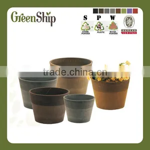 Садовые открытые цветочные горшки от Greenship/ Срок службы 20 лет/ Легкие/ Защита от УФ-лучей/ Экологически чистые thumbnail-1