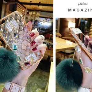 Luxury Diamond Soft Housing Shell Cell Phone Cover Case Silicone Mobile Phone Cases for IPhone7/7Plus/6/6s/6plus/6splus thumbnail-5