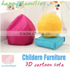 2016 New Colorful Cartoon Children Safe Lazy Bean Bag Kids Sofa Nursery School Indoor Playground 2016 New Kid Furniture Toy thumbnail-1