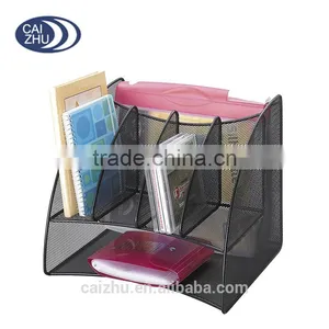 Office Steel Mesh Desktop Corner Rack Organizer thumbnail-3