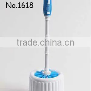 New Design Toilet Brush Plastic Cleaning Brush Sets With Holder thumbnail-6