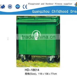 (HD-18614)Large Plastic Waste Bins With Wheels thumbnail-1